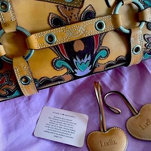 Luella Leather Giselle Western Handbag.